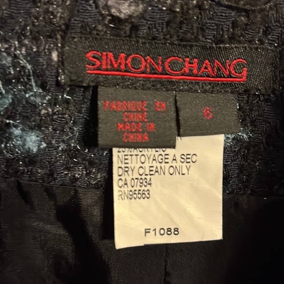 Simon Chang Ladies Coat Size 6 - Picture 9 of 11